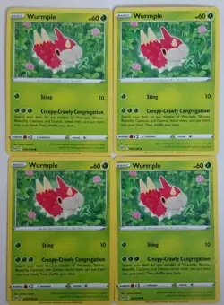 4x Pokemon TCG Lost Origin: Wurmple (006/196) - Common - Near Mint - Image 1