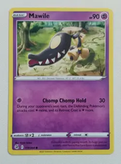 4x Pokemon TCG Fusion Strike: Mawile (119/264) - Common - Near Mint - Image 2