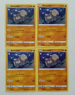 4x Pokemon TCG Lost Origin: Relicanth (101/196) - Uncommon - Near Mint - Image 1