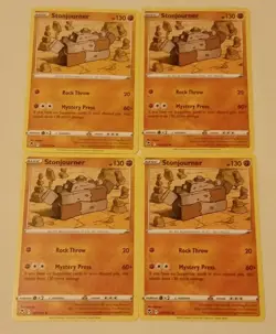 4x Pokemon TCG Silver Tempest: Stonjourner (101/195) - Uncommon - Near Mint - Image 1