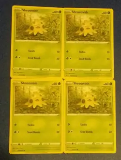 4x Pokemon TCG Fusion Strike: Shroomish (004/264) - Common - Near Mint - Image 1