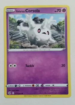4x Pokemon TCG Fusion Strike: Galarian Corsola (117/264) - Common - Near Mint - Image 2