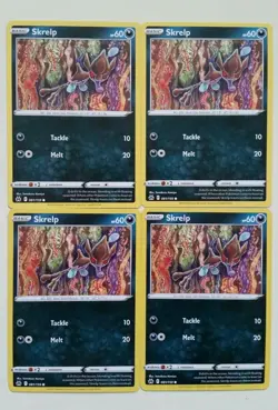 4x Pokemon TCG Crown Zenith: Skrelp (081/159) - Common - Near Mint - Image 1