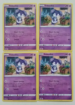 4x Pokemon TCG Silver Tempest: Indeedee (086/195) - Common - Near Mint - Image 1