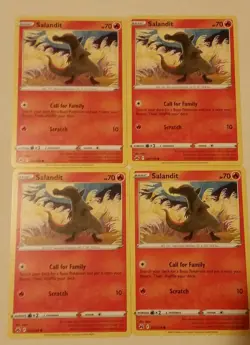 4x Pokemon TCG Crown Zenith: Salandit (027/159) - Common - Near Mint - Image 1