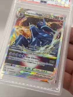 2022 POKEMON SWSH BLACK STAR PROMO #256 ORIGIN FORME DIALGA VSTAR PSA 10 - Image 2