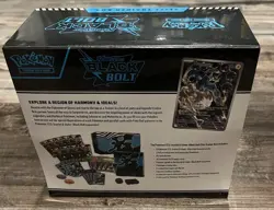NEW Sealed Pokemon TCG Scarlet and Violet Black Bolt ETB Elite Trainer Box - Image 2