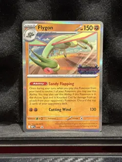 Pokemon TCG - Flygon MEP 016 Phantasmal Flames Prerelease Promo NM Stamped - Image 1
