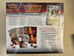 (Torn Plastic) Pokemon TCG Obsidian Flames Pokemon Center ETB Elite Trainer Box - Image 3