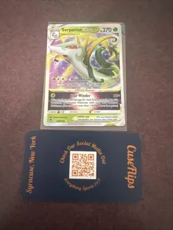 Pokemon TCG Serperior VSTAR Silver Tempest 008/195 Holo Ultra Rare - Image 1