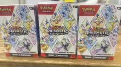 Pokemon Prismatic Evolutions Booster Bundle- Lot of 3 - New & Sealed - Image 1