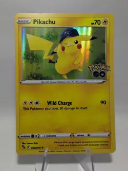 Pikachu 28/78 Pokemon Go Promo Black Star Pokemon TCG - Image 1