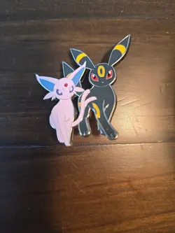 Umbreon And Espeon Prismatic Premium Figure And Pin Pokemon Collection - Image 4