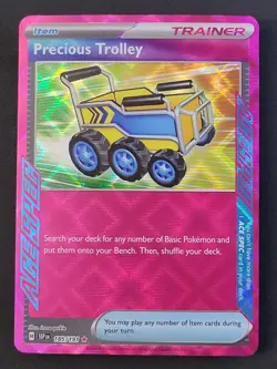 Precious Trolley #185 ACE SPEC Surging Sparks Pokemon TCG - Image 1