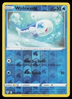 Wishiwashi #050/189 Reverse Holo 2020 Pokemon Darkness AblazeLP - Image 1
