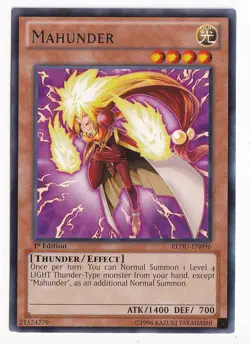 Mahunder REDU-EN096 Return of the Duelist 1st Edition Rare - Image 1