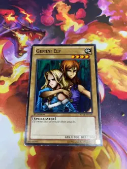 Yu-Gi-Oh! TCG Gemini Elf IOC-SE1 Limited Edition Ultra Rare - HP - Image 1
