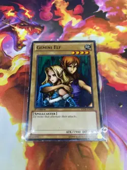 Yu-Gi-Oh! TCG Gemini Elf IOC-SE1 Limited Edition Ultra Rare - HP - Image 3