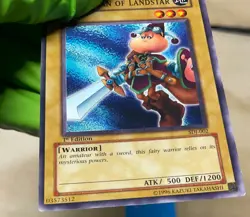 Swordsman of Landstar SDJ-002 1st Edition Yugioh Lightly played - Image 4