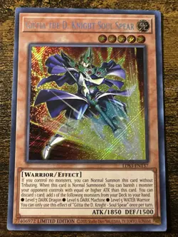 Yu-Gi-Oh Giltia the D. Knight Soul Spear LDS3-EN137 LP - Image 1