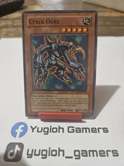 Yu-Gi-Oh Cyber Ogre CDIP Unlimited Common Light Played - Image 1