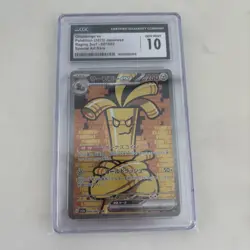 Pokemon TCG Gholdengo EX SAR 087/062 SV3a Japanese Card CGC 10 - Image 1