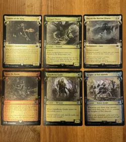 MTG LotR Cards NM Foil Showcase Scrolls Lot, Lord of the Rings LTR, Collector - Image 1