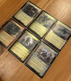 MTG LotR Cards NM Foil Showcase Scrolls Lot, Lord of the Rings LTR, Collector - Image 2