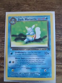 Dark Wartortle 46/82 Team Rocket Non-Holo Pokemon Card LP | Free Shipping - Image 1