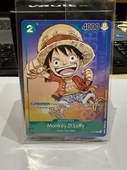 One Piece Monkey D. Luffy P-037 Promo Card TCG 1st Anniversary X 4 - Image 2