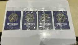 One Piece Monkey D. Luffy P-037 Promo Card TCG 1st Anniversary X 4 - Image 3