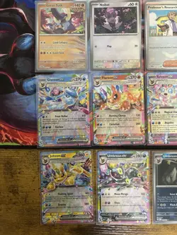 Pokemon TCG Prismatic Evolutions All 9 Double Rare Cards and Poke Ball Cards NM - Image 4