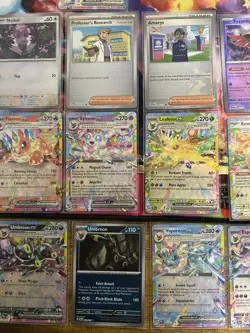 Pokemon TCG Prismatic Evolutions All 9 Double Rare Cards and Poke Ball Cards NM - Image 5