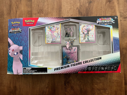 Prismatic Evolutions Premium Figure Collection Promo Cards Pin and Sleeves - Image 4