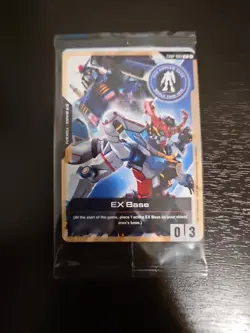 Gundam Card Game World Tour 2025 English EX Base EXBP-003 Sealed - Image 1