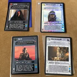 SWCCG Lord Maul Star Wars CCG Power 7 Decipher Card Dark Jedi Boba Fett Chewie - Image 2