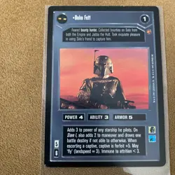 SWCCG Lord Maul Star Wars CCG Power 7 Decipher Card Dark Jedi Boba Fett Chewie - Image 3