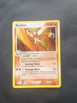 Pokemon TCG Blaziken EX Emerald Holo Rare Card 1/106 - Image 1