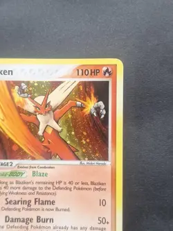 Pokemon TCG Blaziken EX Emerald Holo Rare Card 1/106 - Image 5