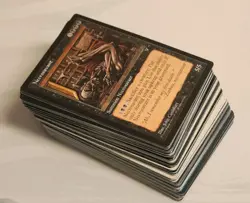 Lot Of 100+ MTG Vintage RARE Cards, Sets Revised - Exodus, HP-MP Played 004 - Image 1