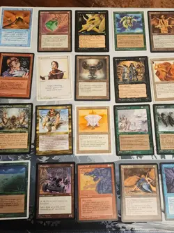 Lot Of 100+ MTG Vintage RARE Cards, Sets Revised - Exodus, HP-MP Played 004 - Image 3