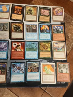 Lot Of 100+ MTG Vintage RARE Cards, Sets Revised - Exodus, HP-MP Played 004 - Image 5