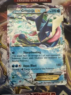 Greninja EX XY20- XY Black Star Promo Holo Rare Pokemon Card NM Near Mint - Image 1