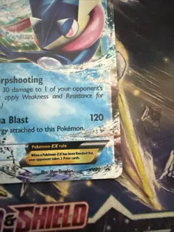 Greninja EX XY20- XY Black Star Promo Holo Rare Pokemon Card NM Near Mint - Image 5