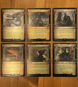 MTG LotR Cards NM Foil Showcase Scrolls Lot, Lord of the Rings LTR, Collector - Image 1