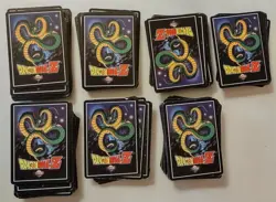 Dragonball Z Card Lot Heavily Played 200+ English Common Various Sets - Image 2