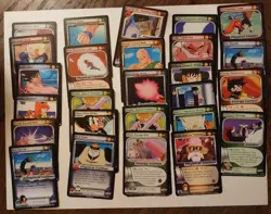 Dragonball Z Card Lot Heavily Played 200+ English Common Various Sets - Image 4