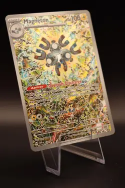 Magneton SVP 159 Black Star Promo Holo Card Surging Sparks, Pokemon TCG Full Art - Image 3