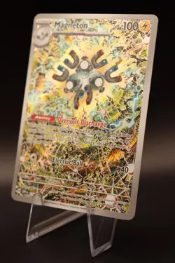 Magneton SVP 159 Black Star Promo Holo Card Surging Sparks, Pokemon TCG Full Art - Image 4