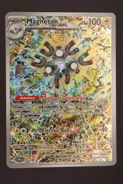 Magneton SVP 159 Black Star Promo Holo Card Surging Sparks, Pokemon TCG Full Art - Image 5